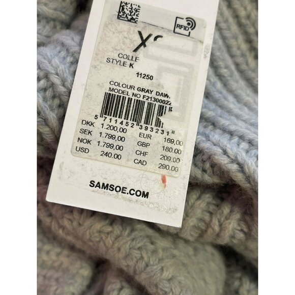 Samsoe Samsoe Chunky Turtle Neck Rib Sweater Sz XS NWT - Picture 9 of 11